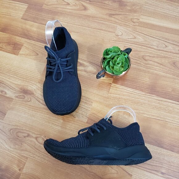 Vessi Everyday Waterproof Vegan Sneakers Women's Sz 6 Black - Picture 2 of 6